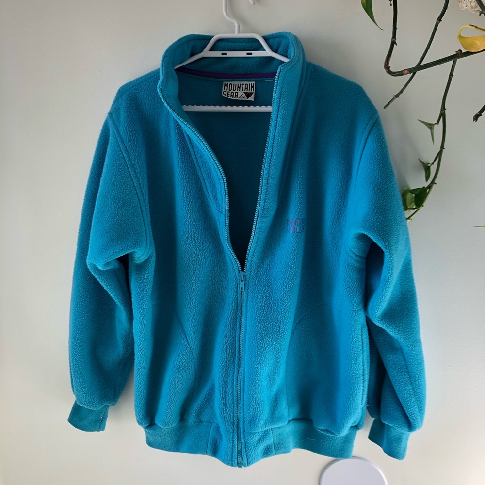 90’s fleece zip up